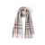 Light Grey Orange Check